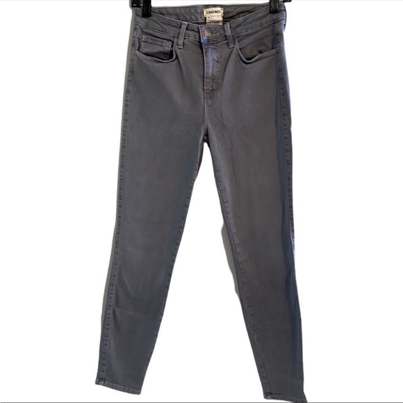 L’AGENCE | Margot High-rise Skinny Ankle Jeans I Gris size 28 designer stretch - Picture 3 of 3